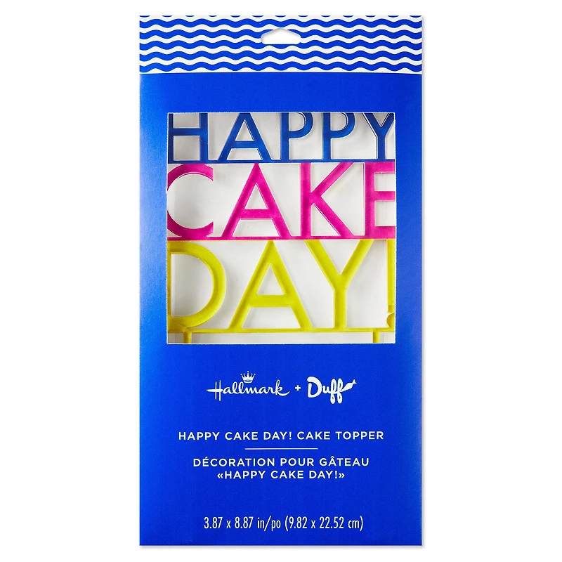 Cake Day Vibrant Lettering Birthday Cake Topper for only USD 5.99 | Hallmark