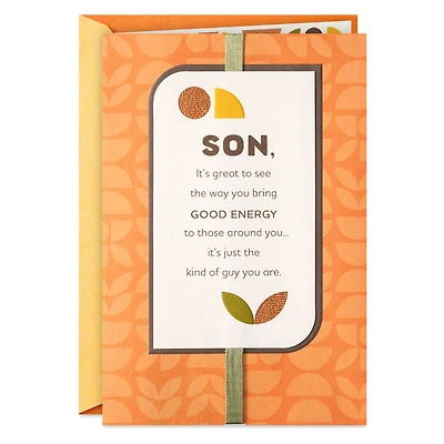 You Bring Good Energy Birthday Card for Son for only USD 7.99 | Hallmark