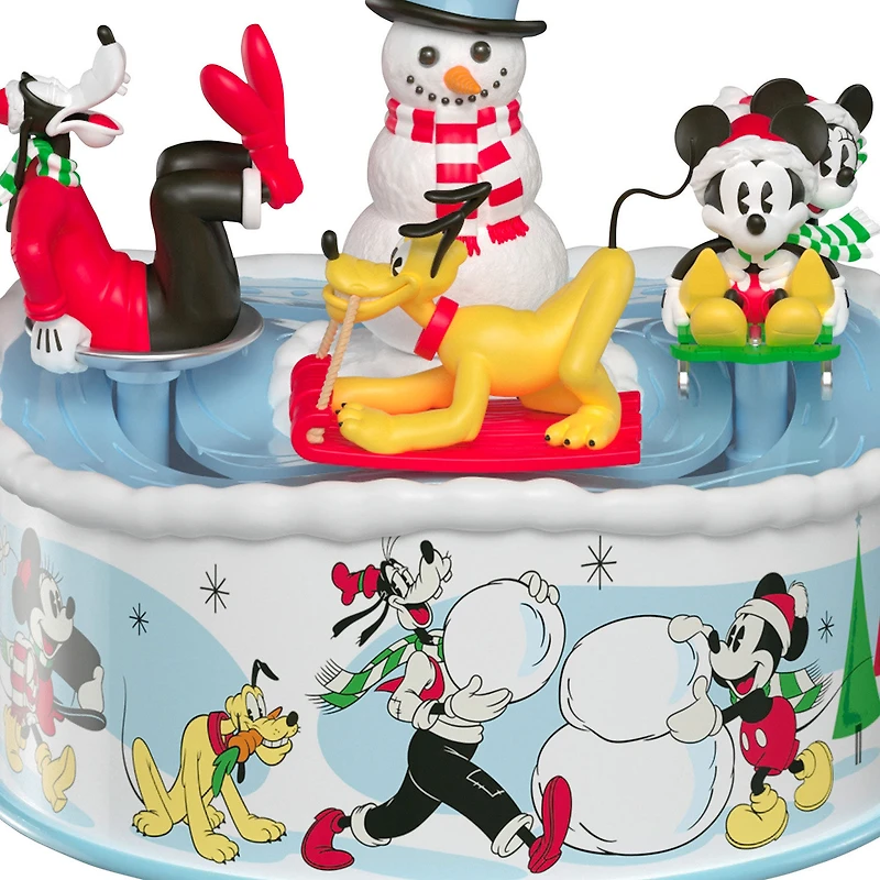 Disney Mickey and Friends Sledding Season Musical Ornament With Light and Motion for only USD 54.99 | Hallmark