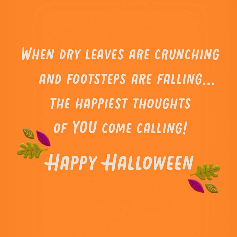 Happy Thoughts of You Halloween Card for only USD 2.99 | Hallmark