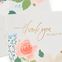 Soft Floral Boxed Blank Sympathy Thank-You Notes, Pack of 50 for only USD 11.99 | Hallmark
