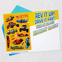 Mattel Hot Wheels™ Rev It Up Birthday Card With Stickers for only USD 4.59 | Hallmark
