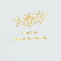 Navy and Gold Floral 3D Pop-Up Wedding Card for only USD 8.99 | Hallmark