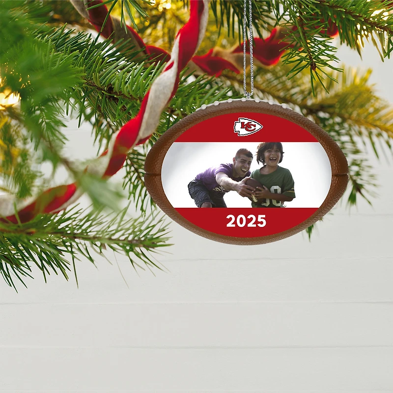 NFL Kansas City Chiefs Football Personalized Ornament