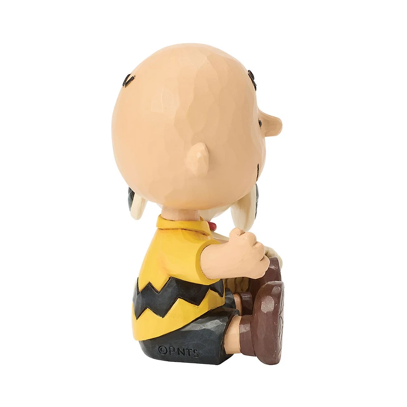 Jim Shore Peanuts Charlie Brown and Snoopy Figurine, 6.25" for only USD 49.99 | Hallmark