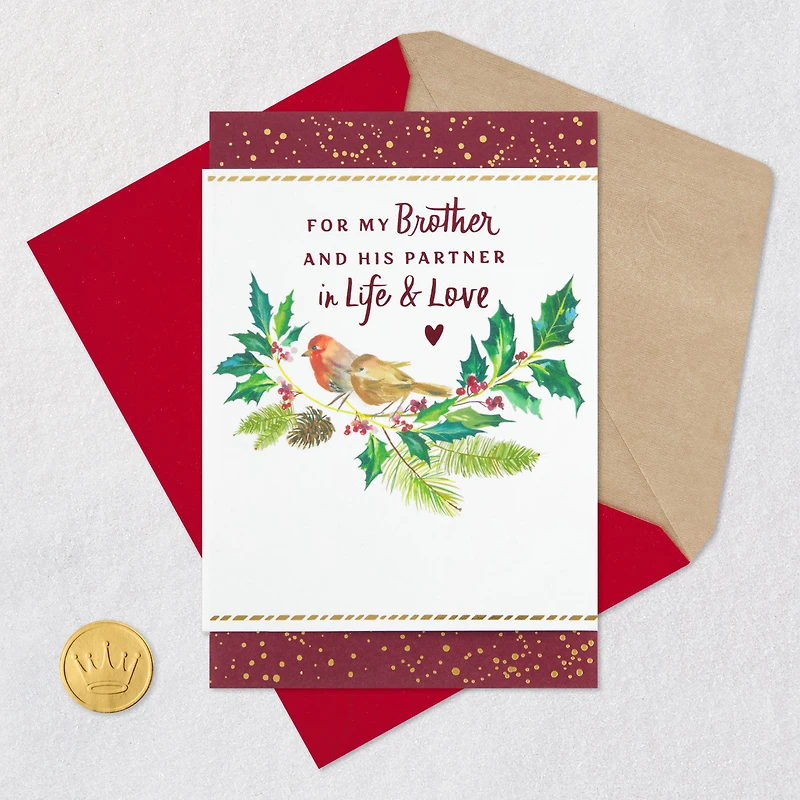 So Grateful for You Both Christmas Card for Brother and Partner for only USD 5.99 | Hallmark