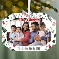 Festive Fun Metal Personalized Ornament, Custom Photo and Text for only USD 17.99 | Hallmark