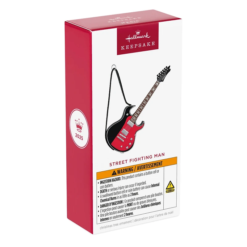 Street Fighting Man Guitar Musical Ornament for only USD 25.99 | Hallmark