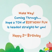 Tons of Birthday Fun 2nd Birthday Card With Sticker for only USD 4.99 | Hallmark