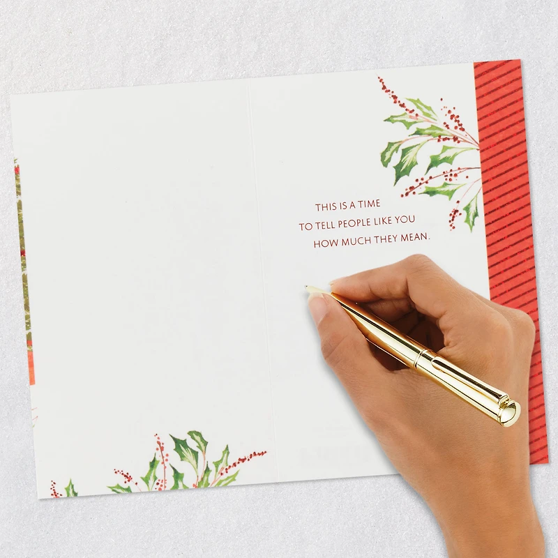 Pause to Give Thanks and Be Joyful Christmas Card for only USD 5.99 | Hallmark