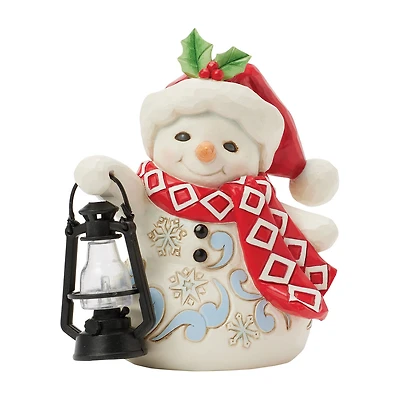 Jim Shore Heartwood Creek Snowman With Oversized Lantern Figurine, 4.8" for only USD 39.99 | Hallmark