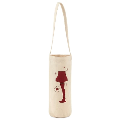 11" A Christmas Story™ Leg Lamp Canvas Fabric Wine Gift Tote for only USD 6.99 | Hallmark
