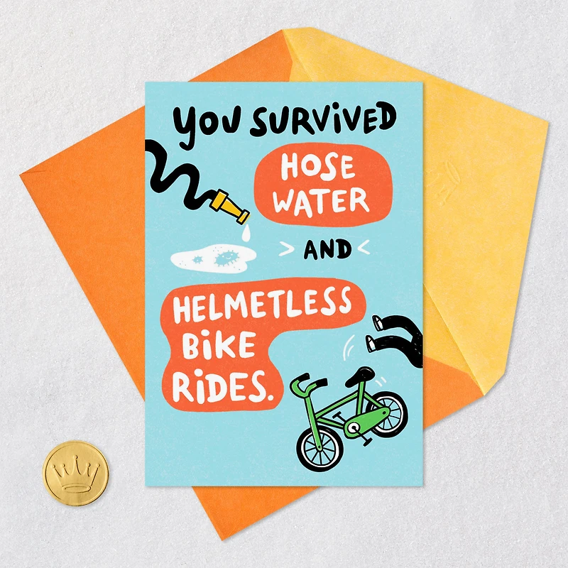 Hose Water and No Helmets Funny Birthday Card for only USD 4.49 | Hallmark