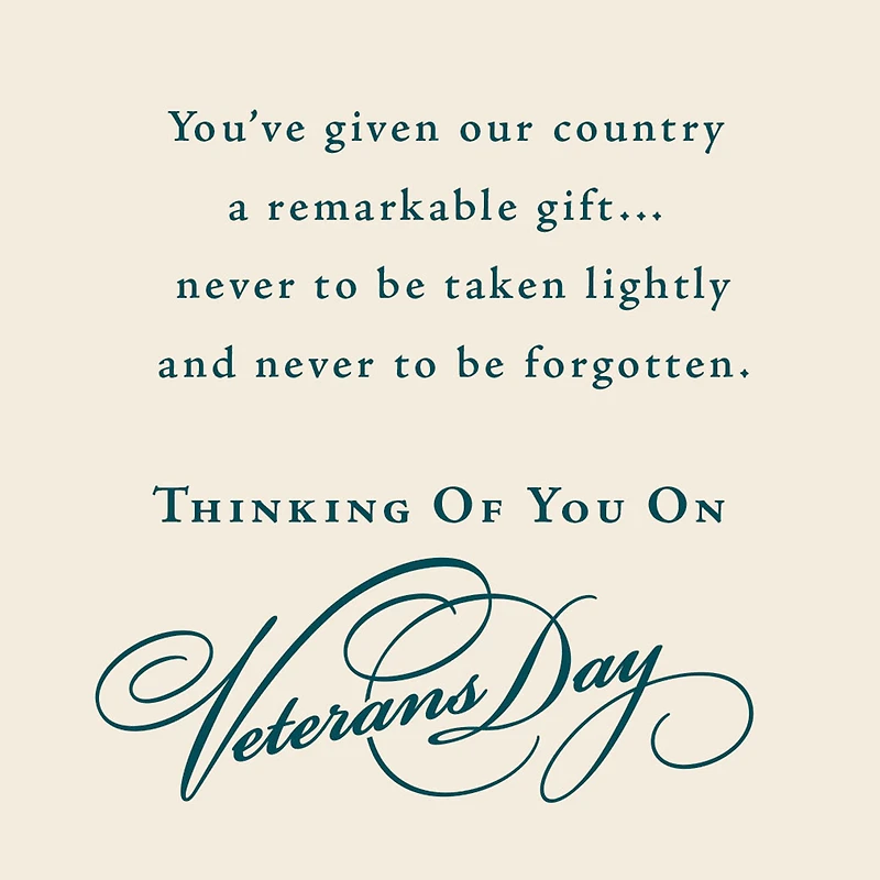 U.S. Air Force Thank You for Your Service Veterans Day Card for only USD 2.99 | Hallmark