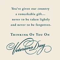 U.S. Air Force Thank You for Your Service Veterans Day Card for only USD 2.99 | Hallmark