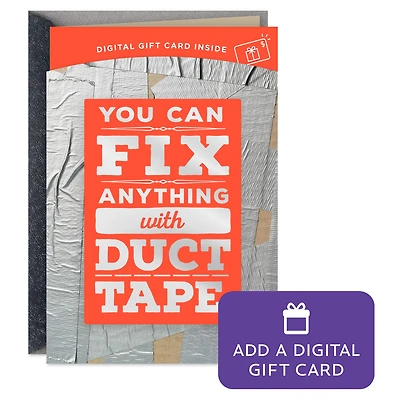 Duct Tape and Curse Words Gift Card Greeting Funny Birthday Card for only USD 4.99 | Hallmark