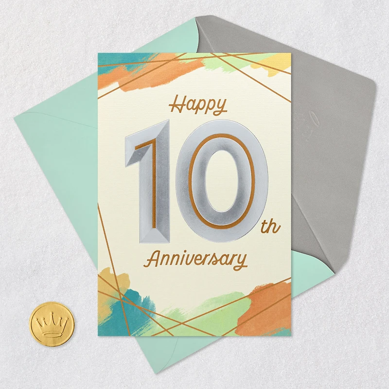 Here's to All That's Still to Come 10th Anniversary Card for only USD 5.59 | Hallmark