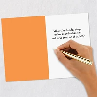 Plain Weird Pilgrim Funny Thanksgiving Card for only USD 3.49 | Hallmark