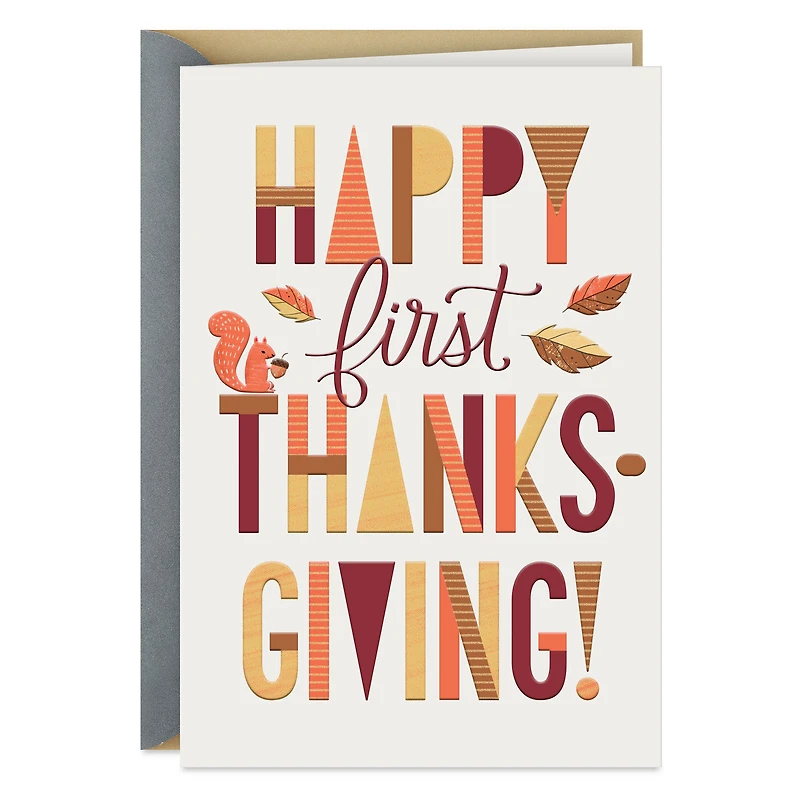 Sweet Precious One Baby's First Thanksgiving Card for only USD 3.59 | Hallmark