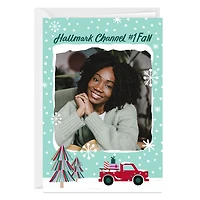 Hallmark Channel #1 Fan Snowy Scene Custom Christmas Card for only USD 4.99 | Hallmark