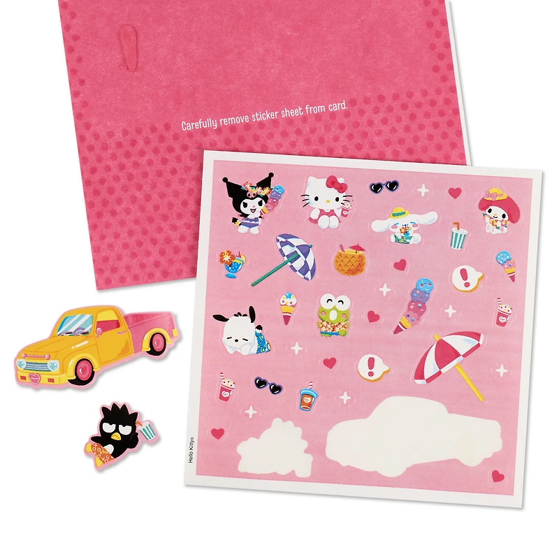 Sanrio® Hello Kitty and Friends Best Year Yet Birthday Card for Kids With Stickers for only USD 5.99 | Hallmark