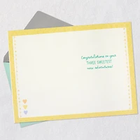 Triple the Love New Baby Triplets Card for only USD 2.99 | Hallmark