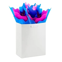 Fuchsia and Bright Blue Wavy-Edged 2-Pack Tissue Paper, 4 sheets total for only USD 2.79 | Hallmark