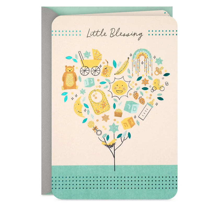 Mazel Tov on Your Sweet Little Blessing New Baby Card for only USD 4.99 | Hallmark