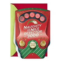 Naughty or Nice Detector Funny Christmas Card With Sound and Light for only USD 9.59 | Hallmark