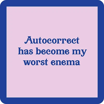 Drinks on Me Autocorrect Funny Coaster for only USD 4.99 | Hallmark
