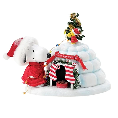 Enesco Peanuts Snoopy With Puffer Igloo Figurine, 7" for only USD 74.99 | Hallmark