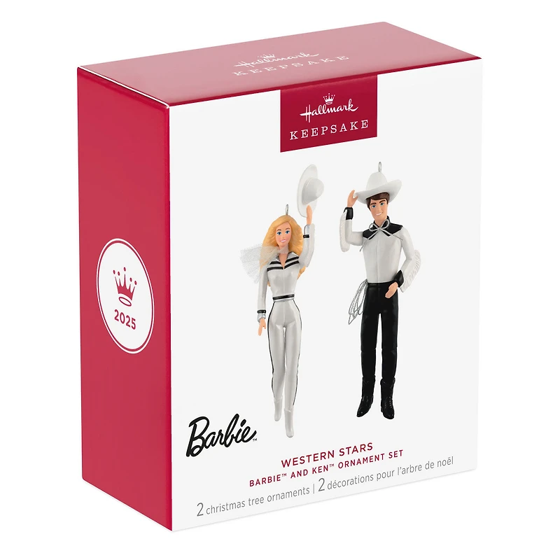 Barbie™ and Ken™ Western Stars Ornaments, Set of 2 for only USD 61.99 | Hallmark
