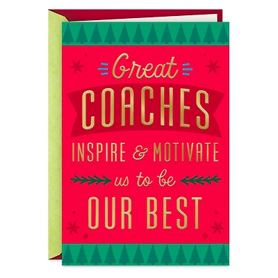 So Grateful for You Christmas Thank-You Card for Coach for only USD 2.99 | Hallmark