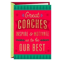 So Grateful for You Christmas Thank-You Card for Coach for only USD 2.99 | Hallmark