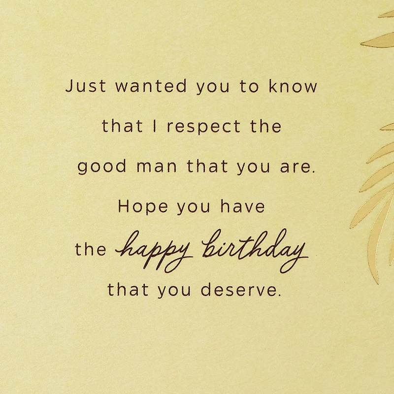 With Respect and Good Wishes Birthday Card for Stepdad for only USD 4.99 | Hallmark