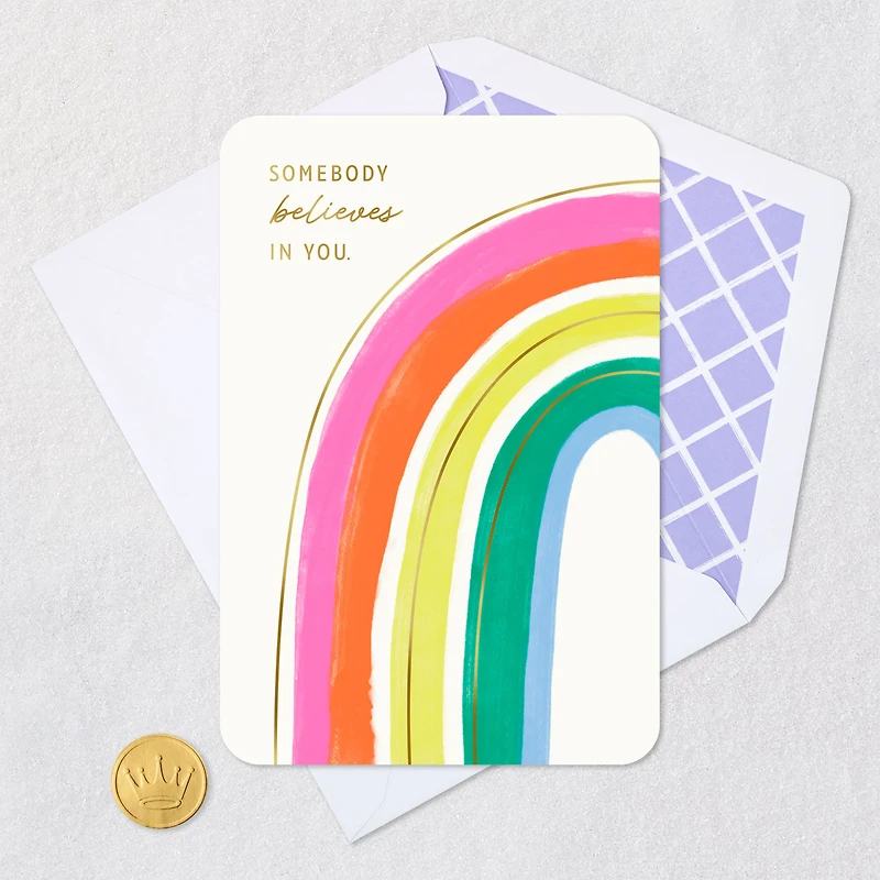 Somebody Believes in You Encouragement Card for only USD 2.99 | Hallmark