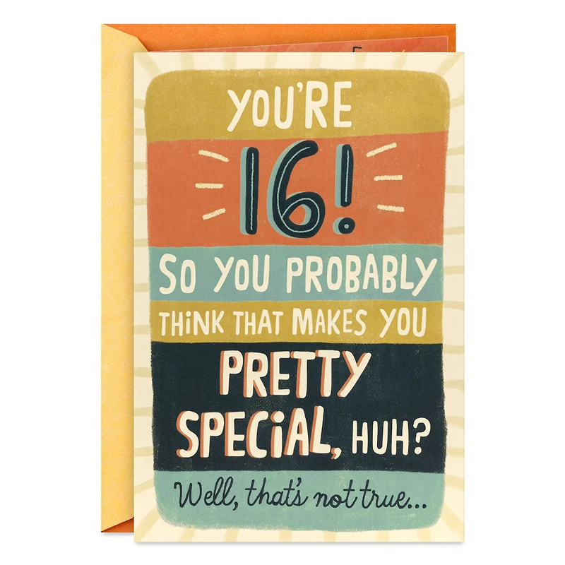 Pretty Special All the Time 16th Birthday Card for only USD 5.99 | Hallmark