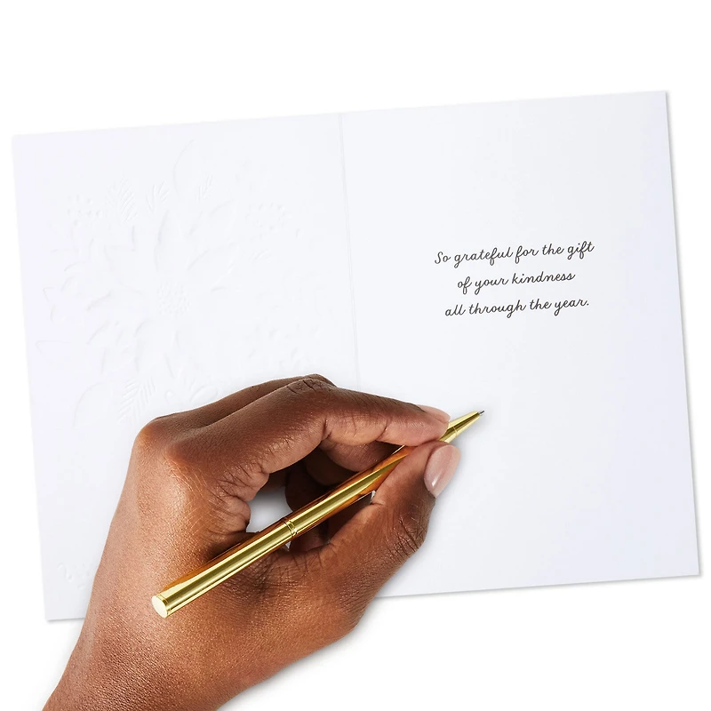 Grateful for You Holiday Florals Packaged Christmas Cards, Set of 5 for only USD 5.00 | Hallmark