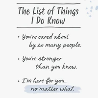 The List of Things I Know Encouragement Card for only USD 2.99 | Hallmark