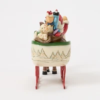 Jim Shore Rudolph Pulling Santa in Sleigh Figurine, 5" for only USD 84.99 | Hallmark