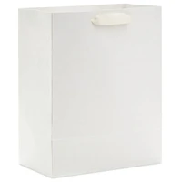 9.6" Solid White Medium Gift Bag for only USD 3.49 | Hallmark