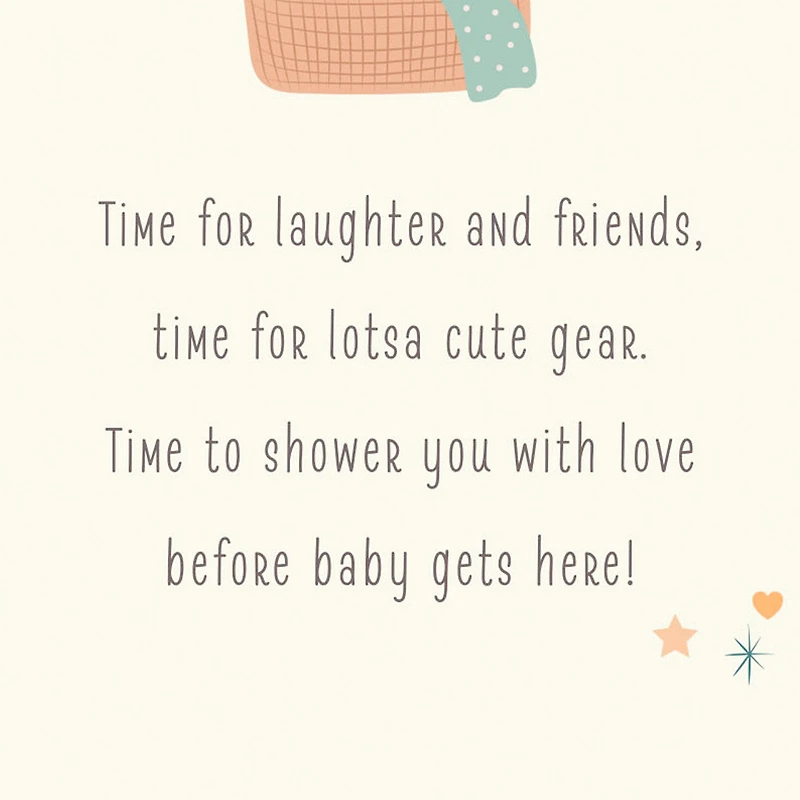 Showered With Love Baby Shower Card for only USD 2.50 | Hallmark