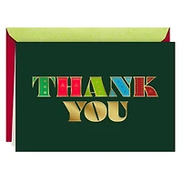 Grateful All Year Long Christmas Thank You Card for only USD 2.99 | Hallmark