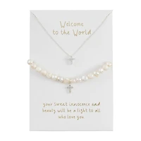 Mud Pie Cross Jewelry Gift Set for Baby for only USD 32.00 | Hallmark