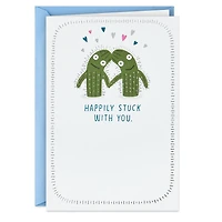 Cactus Happily Stuck With You Funny Anniversary Card for only USD 4.49 | Hallmark
