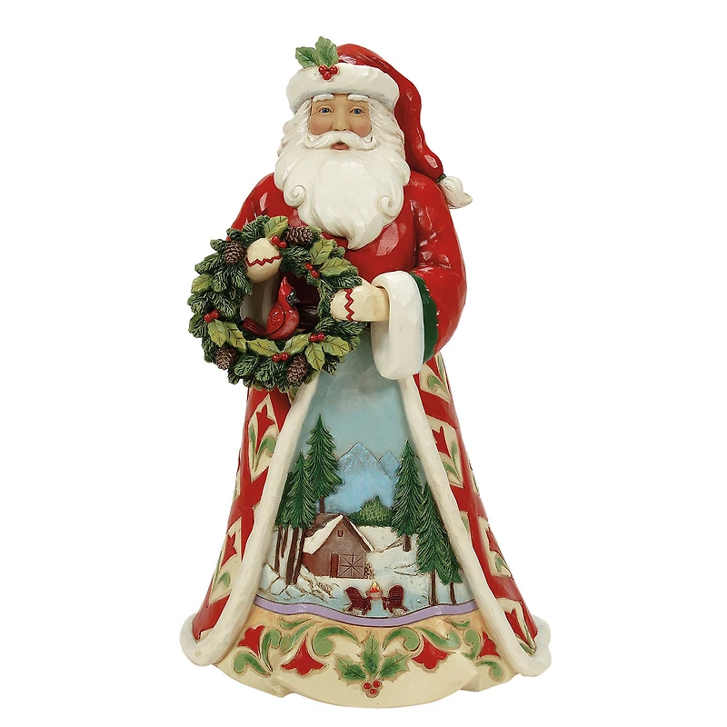 Jim Shore Heartwood Creek Christmas at the Lodge Santa Figurine, 10" for only USD 84.99 | Hallmark