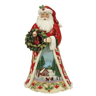 Jim Shore Heartwood Creek Christmas at the Lodge Santa Figurine, 10" for only USD 84.99 | Hallmark
