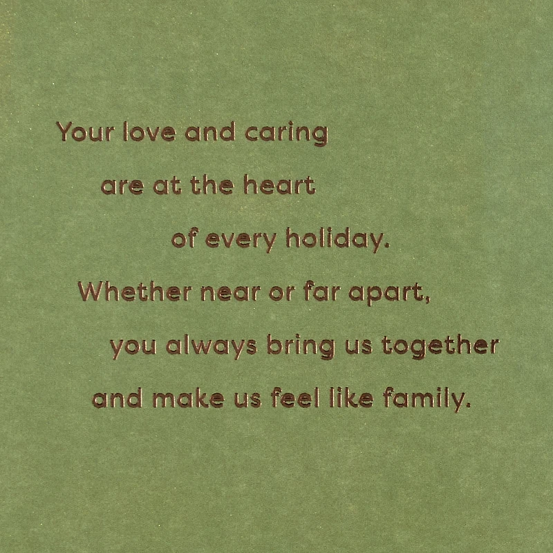 Love and Caring at the Heart of Every Holiday Thanksgiving Card for Mom for only USD 4.59 | Hallmark