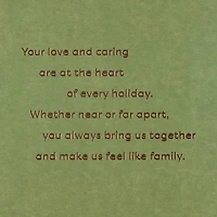 Love and Caring at the Heart of Every Holiday Thanksgiving Card for Mom for only USD 4.59 | Hallmark