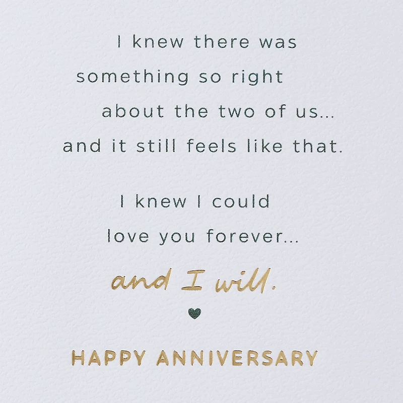 For Ever and For Always Romantic Anniversary Card for only USD 7.59 | Hallmark